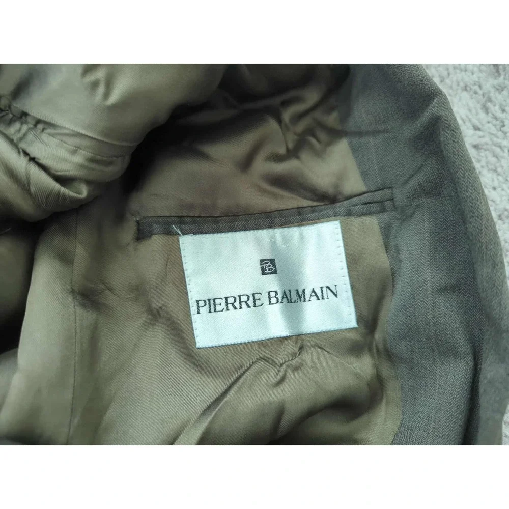 Vintage Pierre Balman Blazer Coat‎ Mens Pure Wool Made in USA *FLAW* AS IS